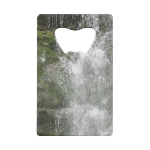 La Chute Waterfall in Forillon National Park Credit Card Bottle Opener