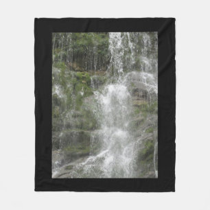 La Chute Waterfall in Forillon National Park    Fleece Blanket