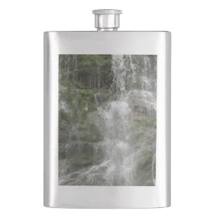 La Chute Waterfall in Forillon National Park Hip Flask