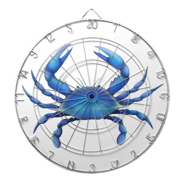 La Cible de flechettes atlantique de crabe bleu (Devant)