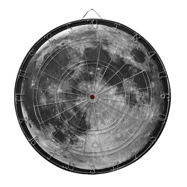 La Cible de flechettes de lune (Devant)