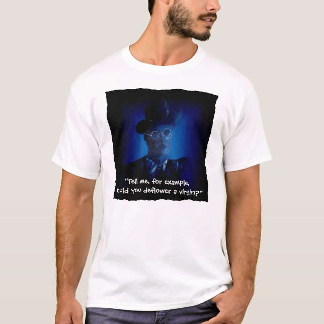 La citation de Joyce T-shirt "déflorent Vierge" (Devant)