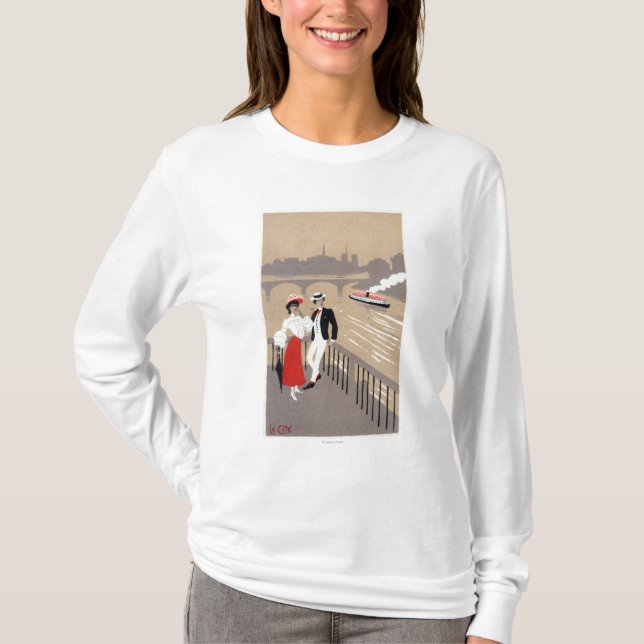 La Cite Art Deco Scene T-Shirt (Front)