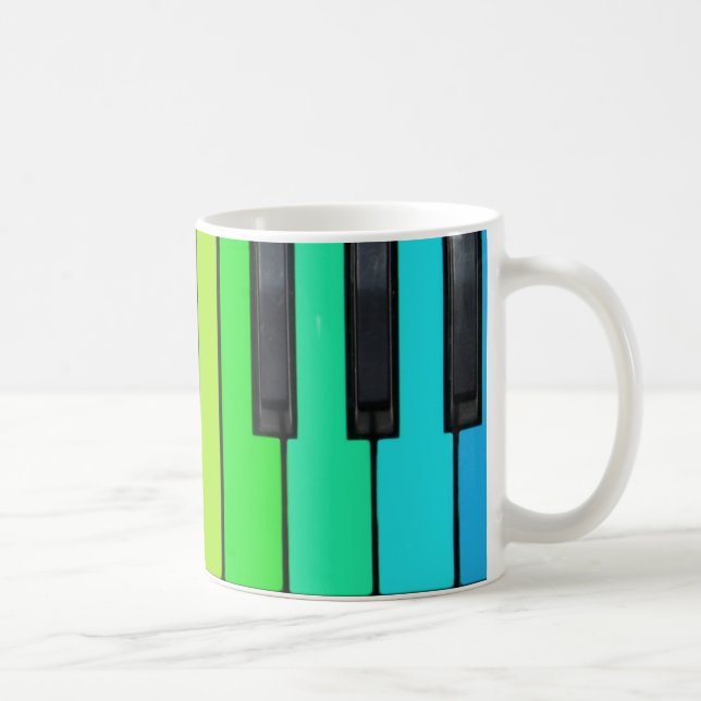 la clé de piano a conçu la tasse (Droite)