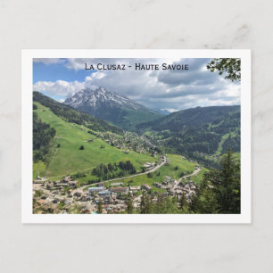 La Clusaz, Haute-Savoie, French Alps Postcard