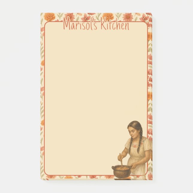 "La Cocina de Mama" Mes Recettes Post-it Notes (Devant)