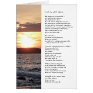 La colère est une réponse naturelle... Relations