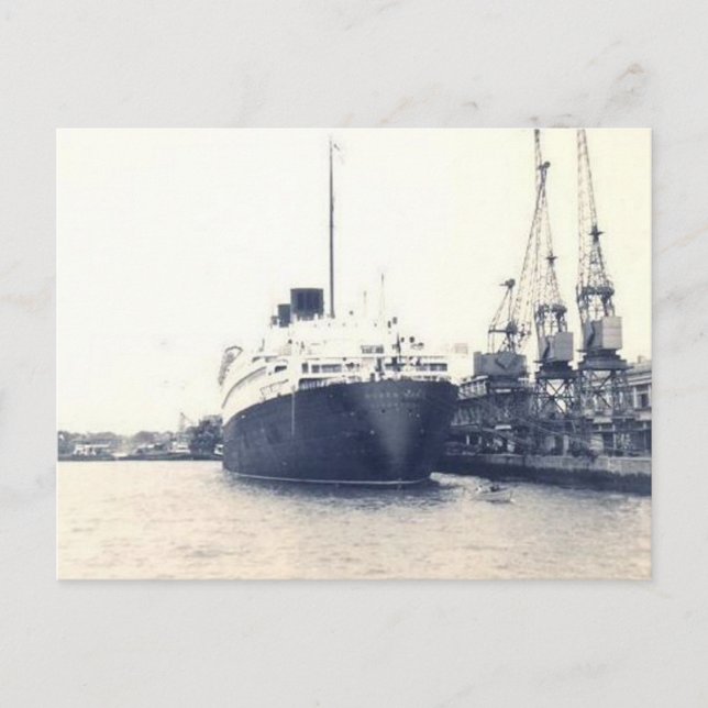 La collection de cartes postales du RMS Queen Mary (Devant)