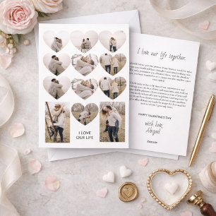 LA collection of 12 Valentine's Day images Holiday Card