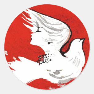 La colombe d'une femme ~ Stickers