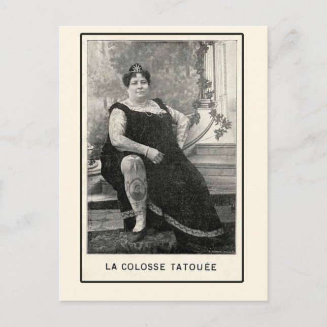 La Colosse Tatouee Cards and Postcards (Front)