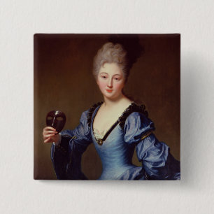 La Comtesse de Bersac 2 Inch Square Button