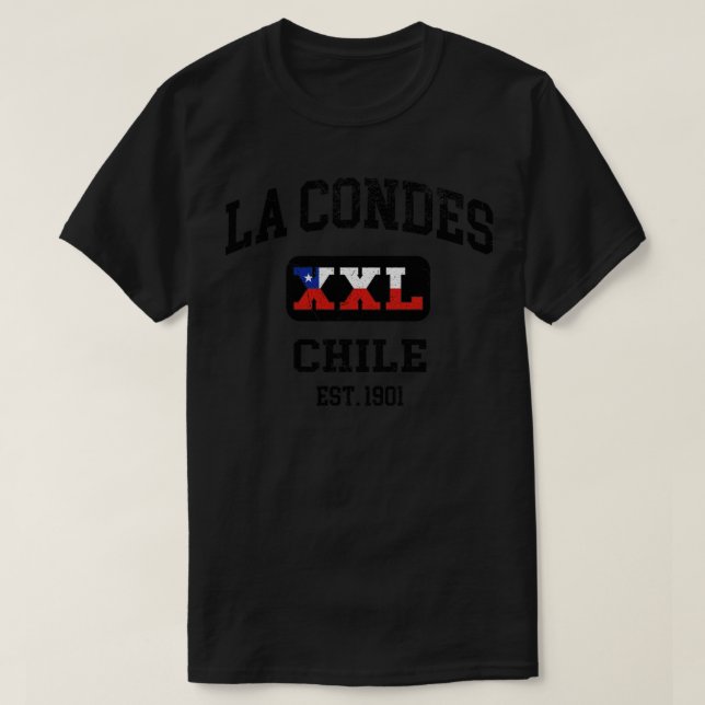 La Condes Chile XXL Athletic design T-Shirt (Design Front)