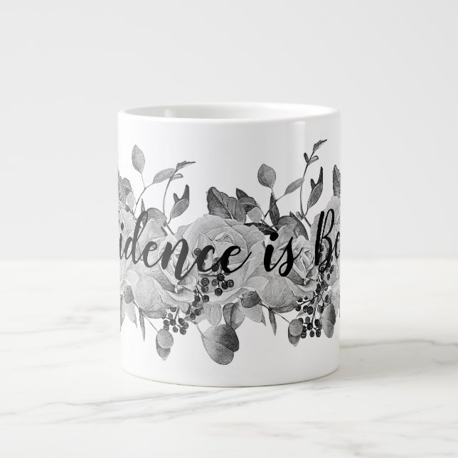 La confiance est la beauté - Jumbo Mug (Devant)