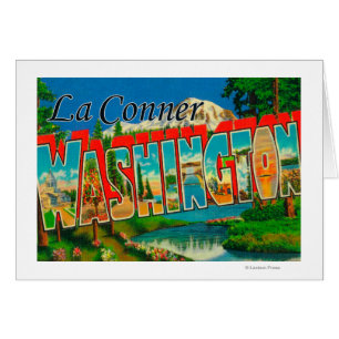 La Conner, Washington - Large Letter Scenes