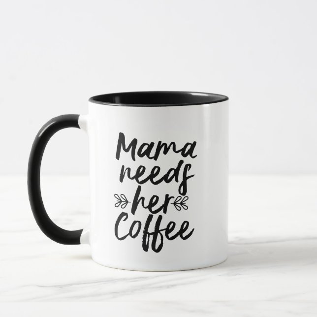 La cool Mama A Besoin De Son Café - Mug De Café Dr (Gauche)