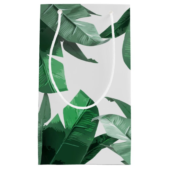 La copie tropicale de paume part du sac de cadeau (Devant)