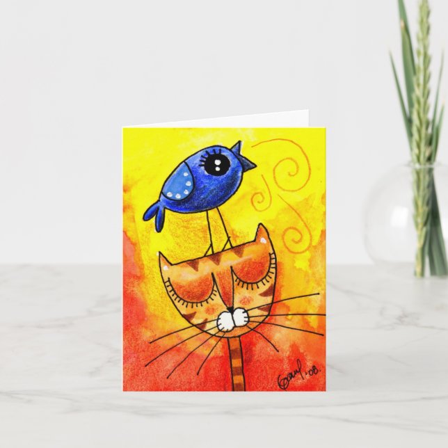 La Corneille chantante - Carte (Devant)