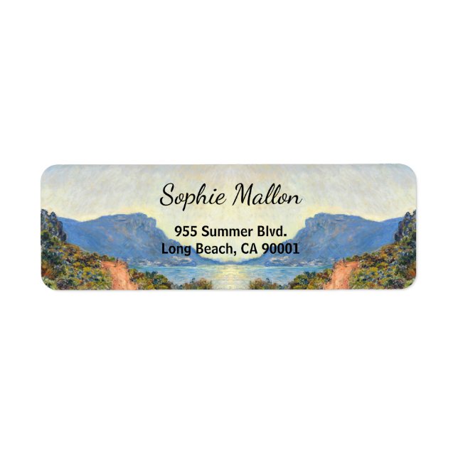 La Corniche near Monaco by Claude Monet (Front)