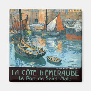 La Côte d' Émeraude Magnet