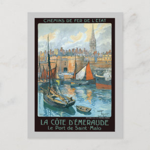 La Côte d' Émeraude Postcard