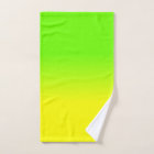 La couleur jaune verte et au néon au néon d'ombre
