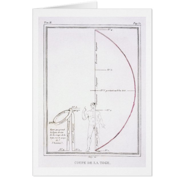 La coupe d'une toge pour "Britannicus" par Jean (Devant)