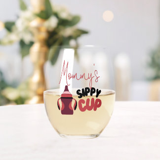 La Coupe Sippy de maman Drôle Verre Stemless