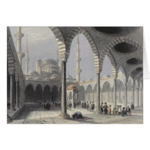 La cour de la mosquée du sultan Achmet, Istanbul