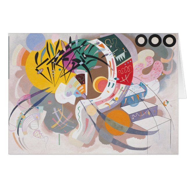 La courbe dominante de Kandinsky Abstraite (Devant horizontal)