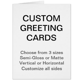 La coutume a personnalisé 8,5" x 11" la carte de