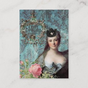 La cow-girl gitane conçoit le carte de visite fai