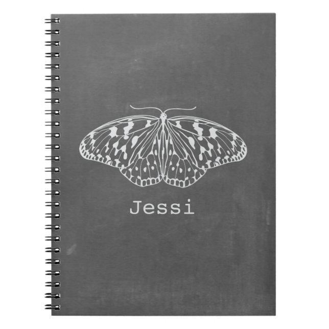 La craie a inspiré le carnet de notes à spirale de (Devant)