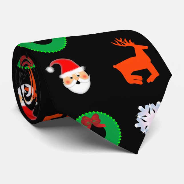 La cravate de Noël (Roulé)