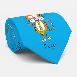 La Cravate de Tieger Tiger Big Cat Funny
