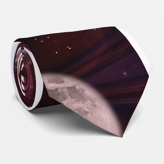 La cravate des hommes de galaxie de l'espace (Roulé)