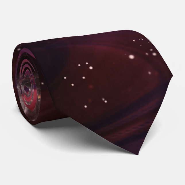 La cravate des hommes de galaxie de l'espace (Roulé)