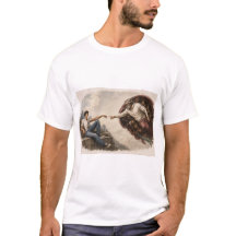 La Création d'Adam - T-shirt à la mode moderne
