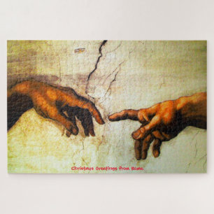 La création d'Adam -Vatican Rome Jigsaw Puzzle