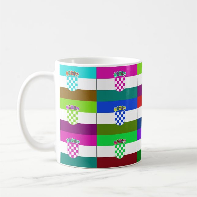 La Croatie Multihue marque la tasse (Gauche)
