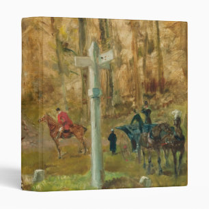 La croisee des chemins, 1883 (oil on canvas) binder