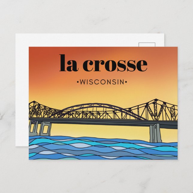 La Crosse Post Card (Front/Back)