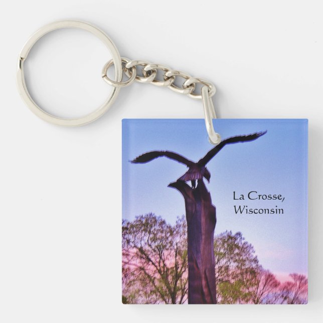 La Crosse, Wisconsin Keychain (Front)