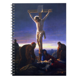 La Crucifixion de Jésus. Carnet Cadeau Art
