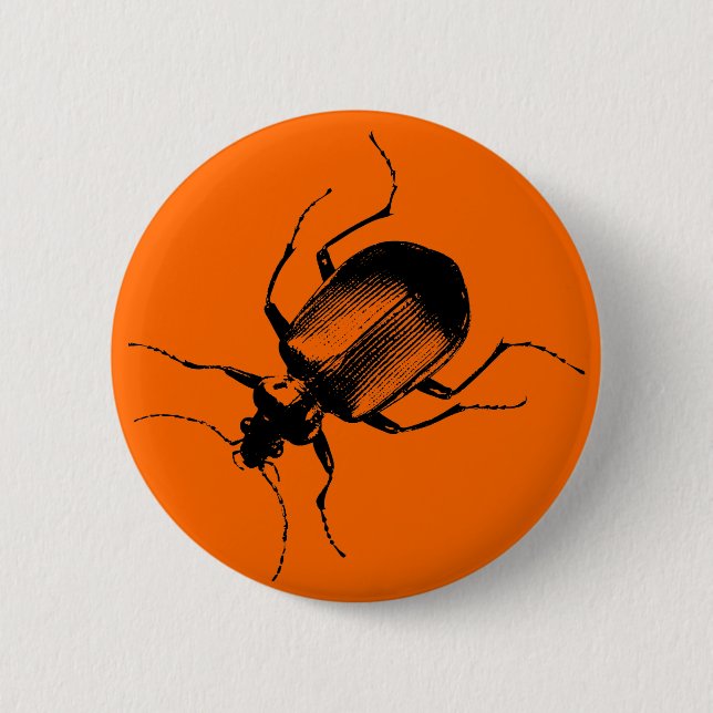 La Cucaracha 2 Inch Round Button (Front)