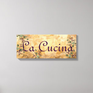 La Cucina Old World European Style Canvas Print