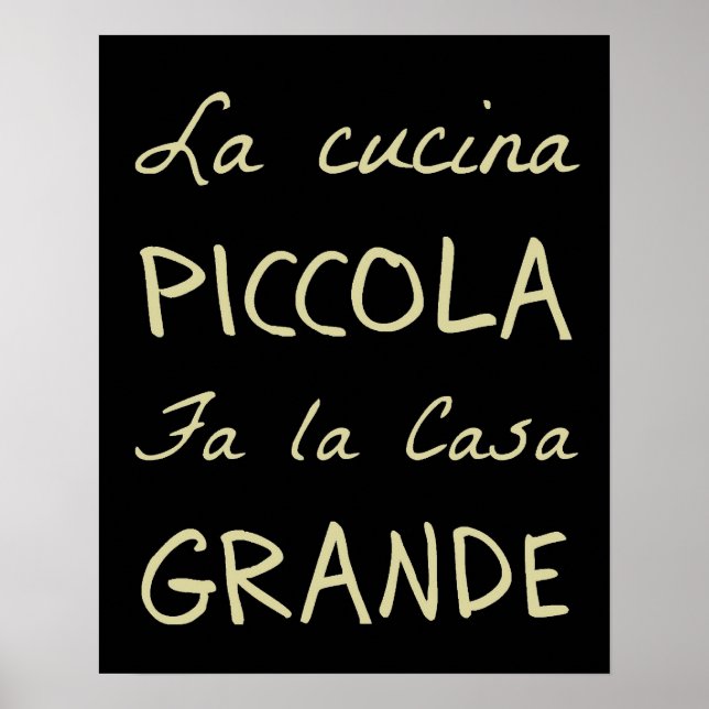 La Cucina (The Kitchen) Poster (Front)