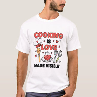 La cuisine est l'amour rendu visible – T-shirt de