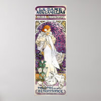 la dame aux camélias by Alfons Mucha 1896