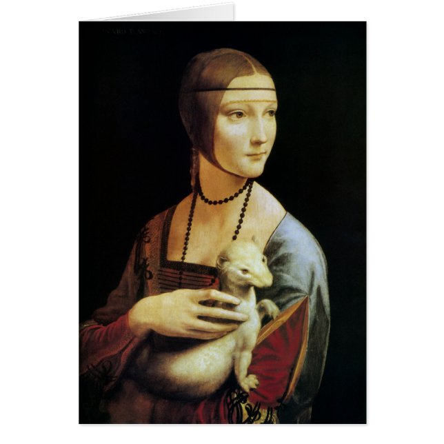 La Dame de Léonard de Vinci avec une mine (Devant)